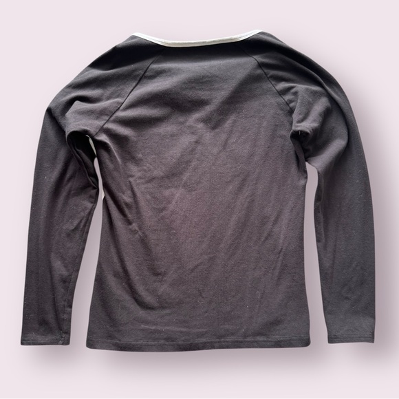 Women's Tampa Bay Lightning Black and White Long Sleeve Top - Picture 3 of 8